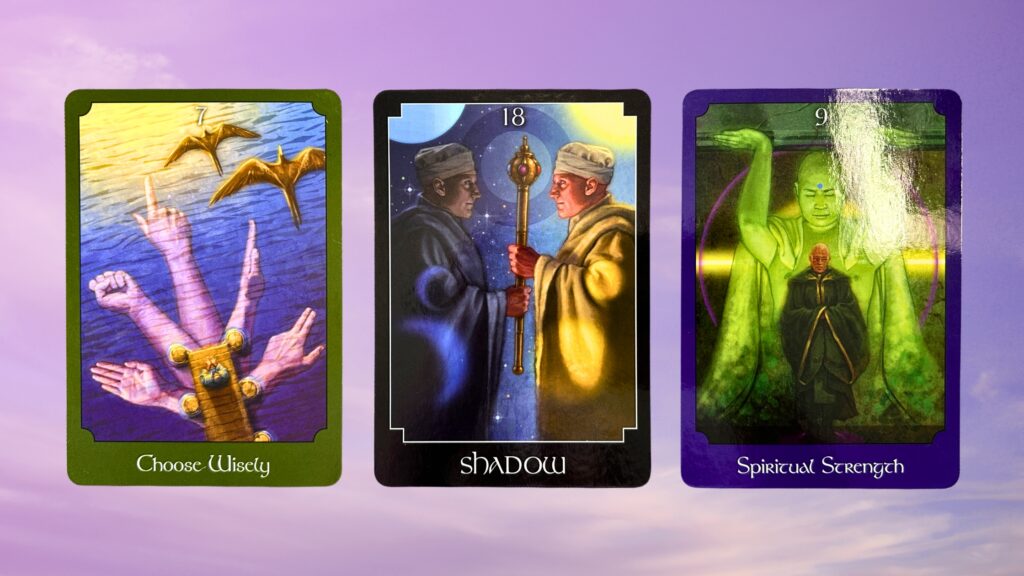 Cards from the Psychic Oracle Tarot deck