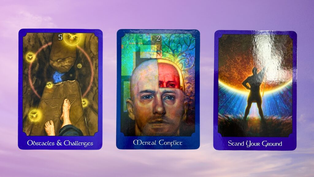 Cards from the Psychic Tarot Oracle deck