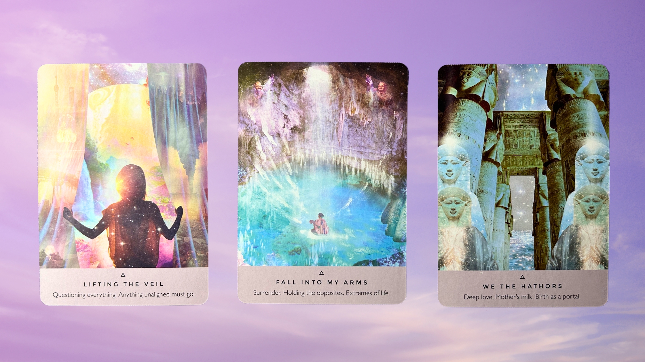 Cards from the Starseed Oracle deck