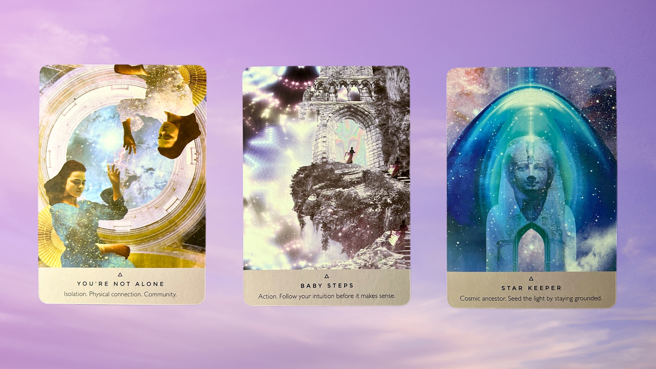 Cards from the Starseed Oracle deck