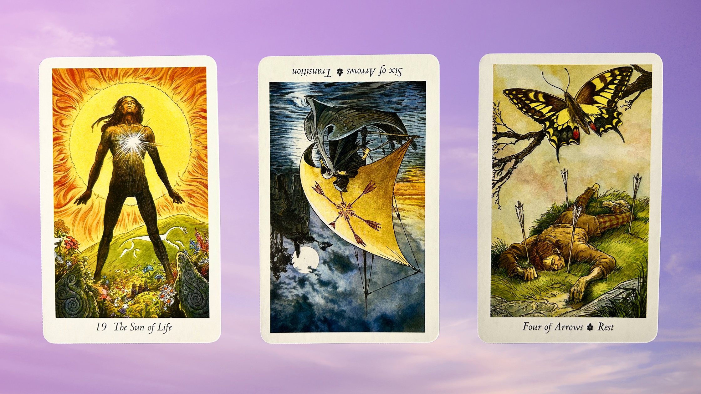 Cards from the Wildwood Tarot deck