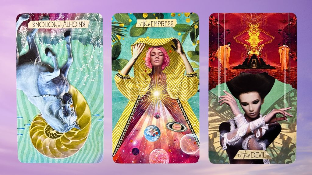 Cards from the Muse Tarot deck