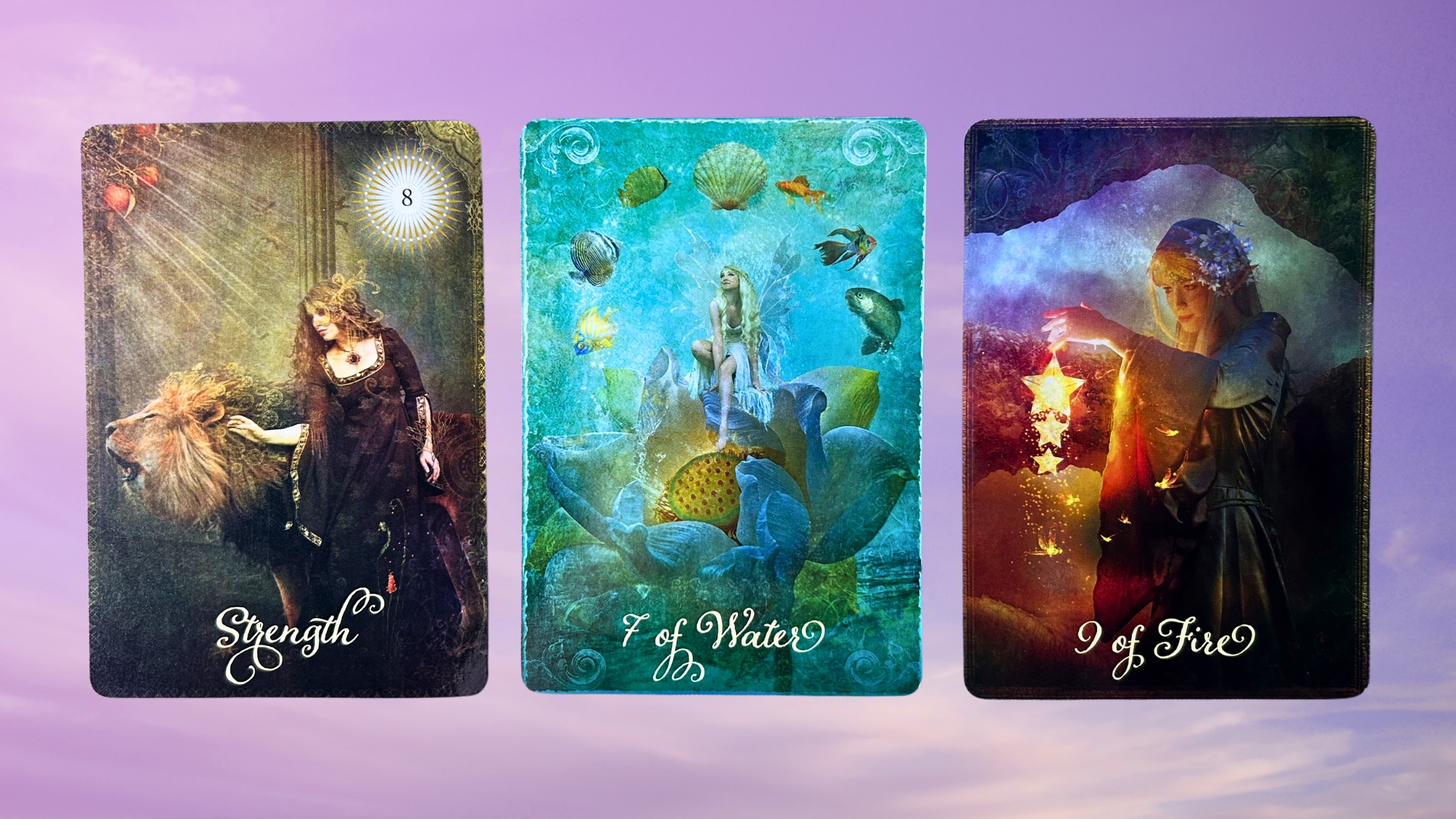 Cards from the Good Tarot deck