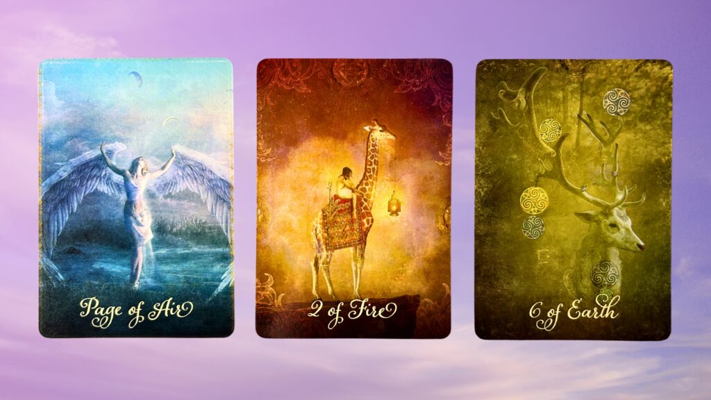 Cards from the Good Tarot deck