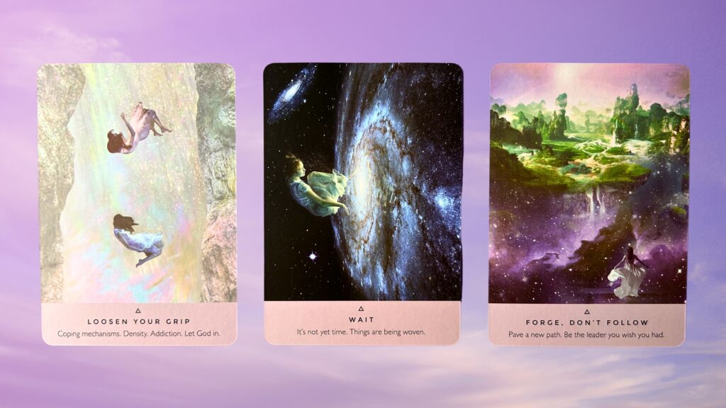 Cards from the Starseed Oracle deck