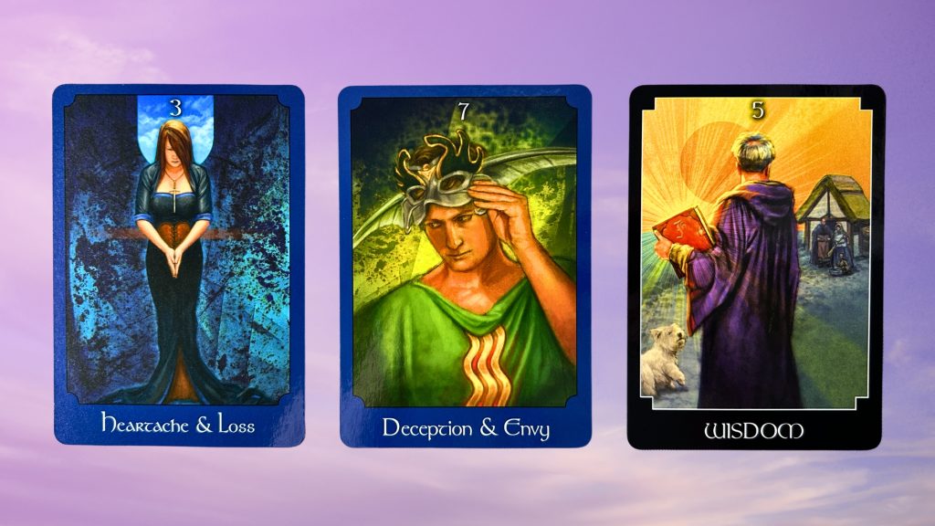 Cards from the Psychic Tarot Oracle deck