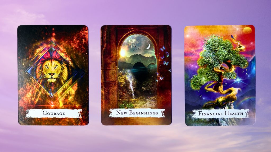 Cards from the Spellcasting Oracle deck