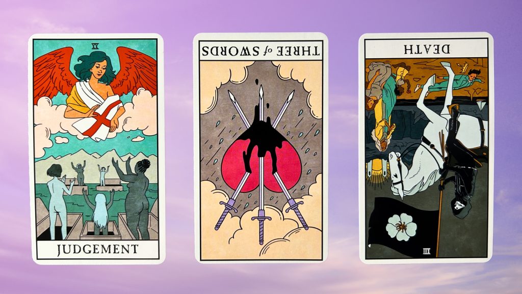 Cards from the Modern Witch Tarot deck