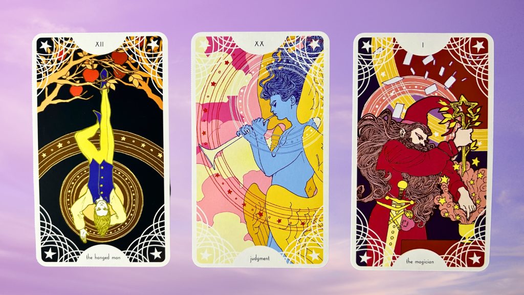 Cards from the Star Spinner Tarot deck