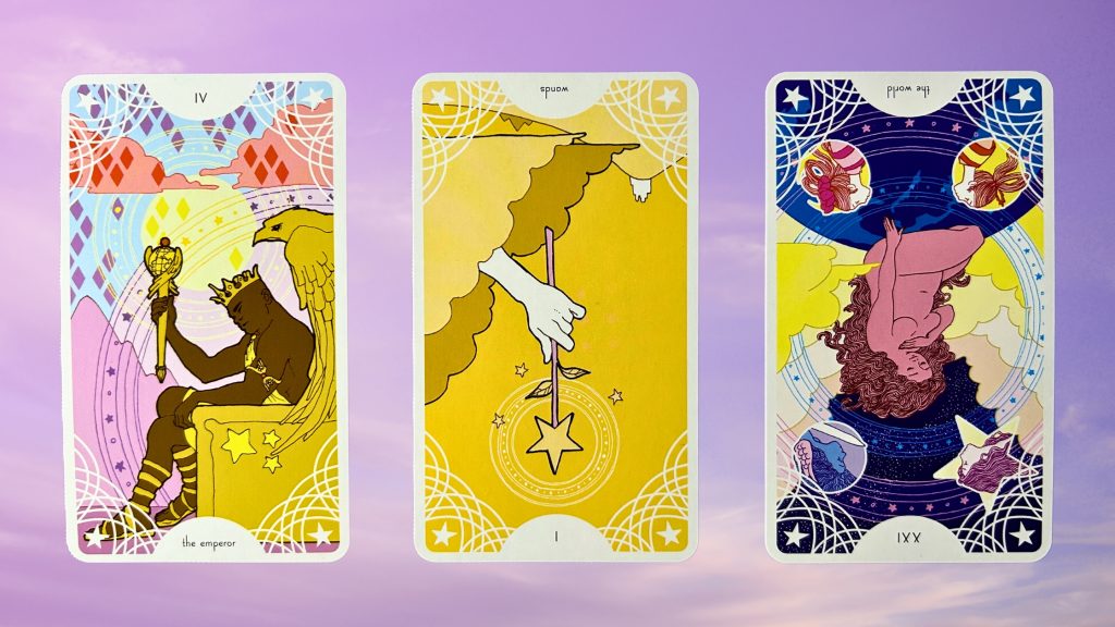 Cards from the Star Spinner Tarot deck