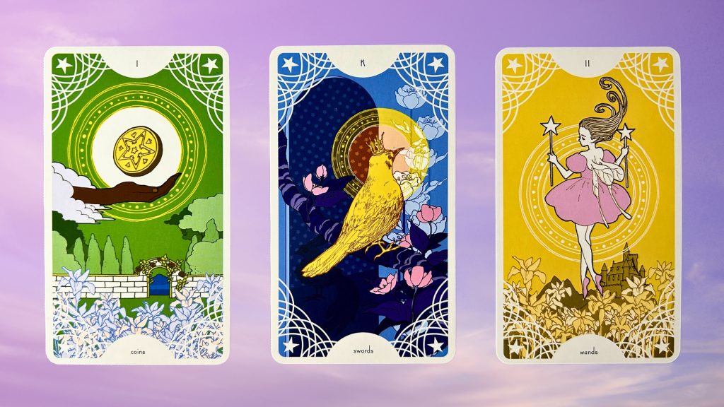 Cards from the Star Spinner Tarot deck