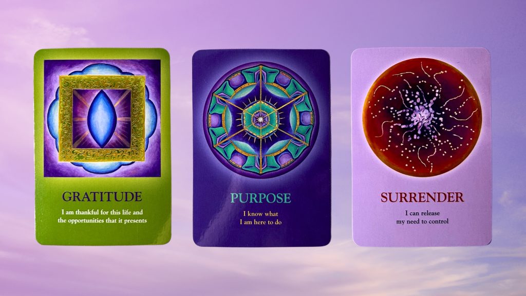 Cards from the Soul's Journey Lesson Oracle cards