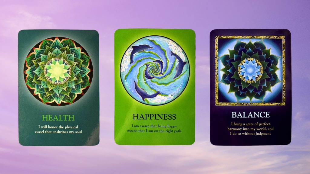 Cards from the Soul's Journey Lesson Oracle cards