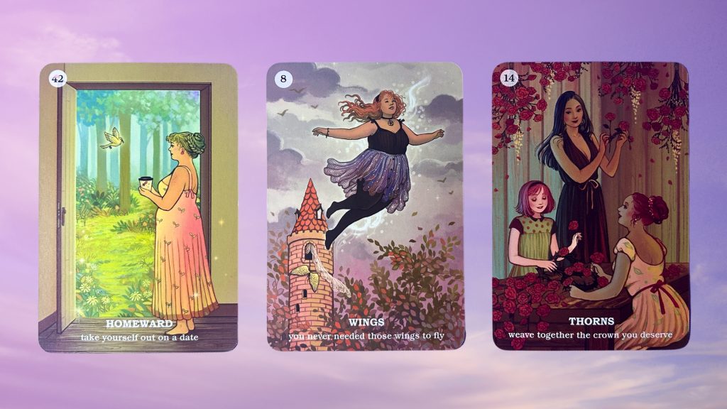 Cards from the Believe In Your Own Magic Oracle deck