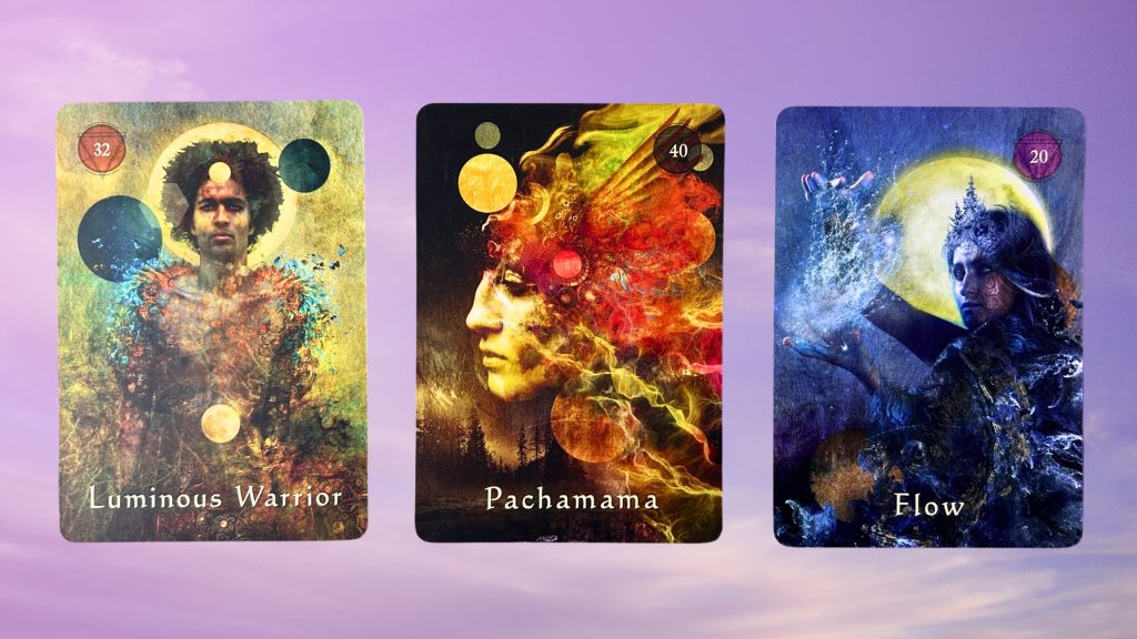 Cards from the Mystical Shaman Oracle deck