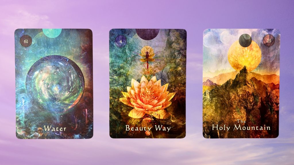 Cards from the Mystical Shaman Oracle deck