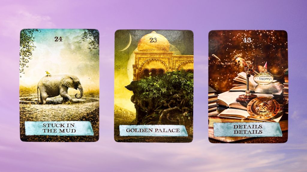 Cards from the Enchanted Map Oracle deck