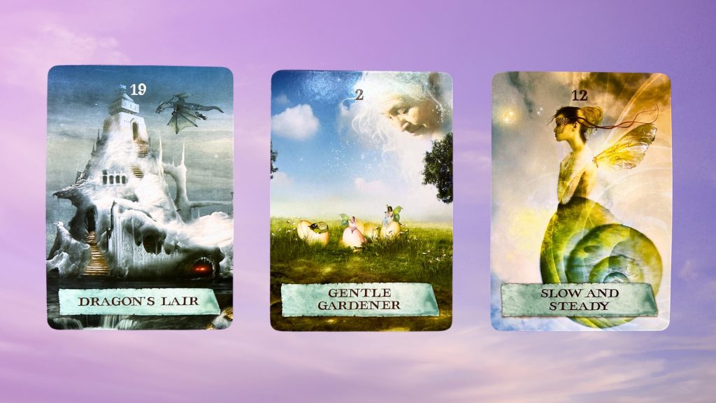 Cards from the Enchanted Map Oracle deck