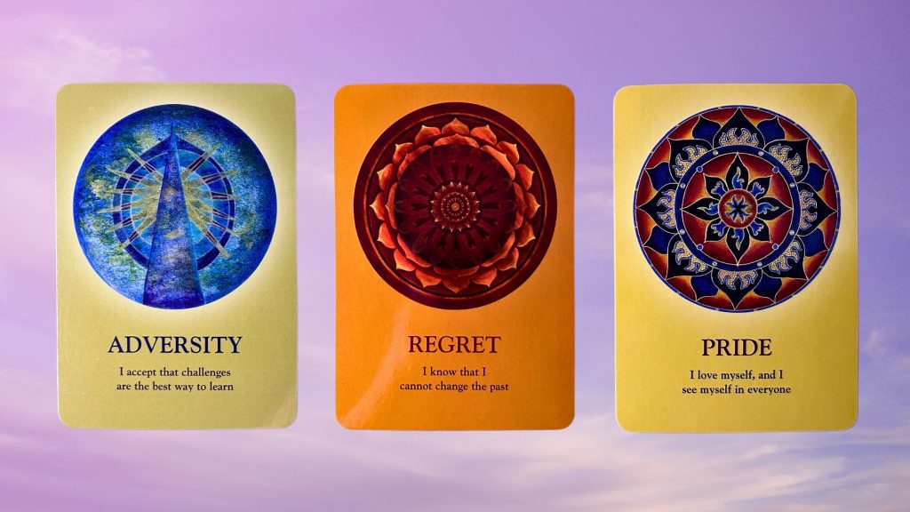 Cards from the Soul's Journey Lesson Oracle deck