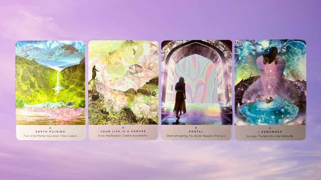 Cards from the Starseed Oracle deck