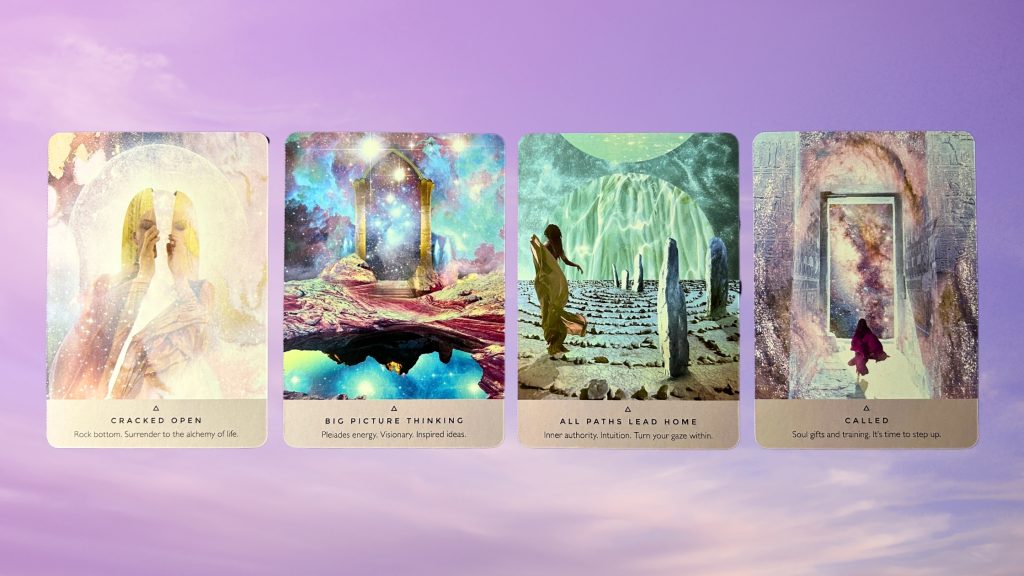 Cards from the Starseed Oracle deck