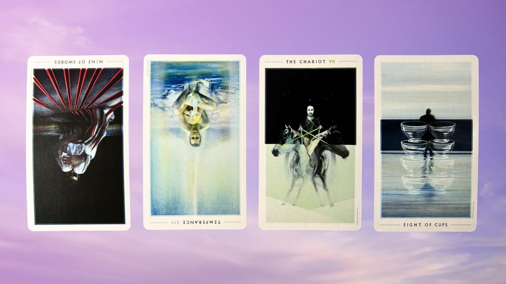 Cards from the Fountain Tarot deck