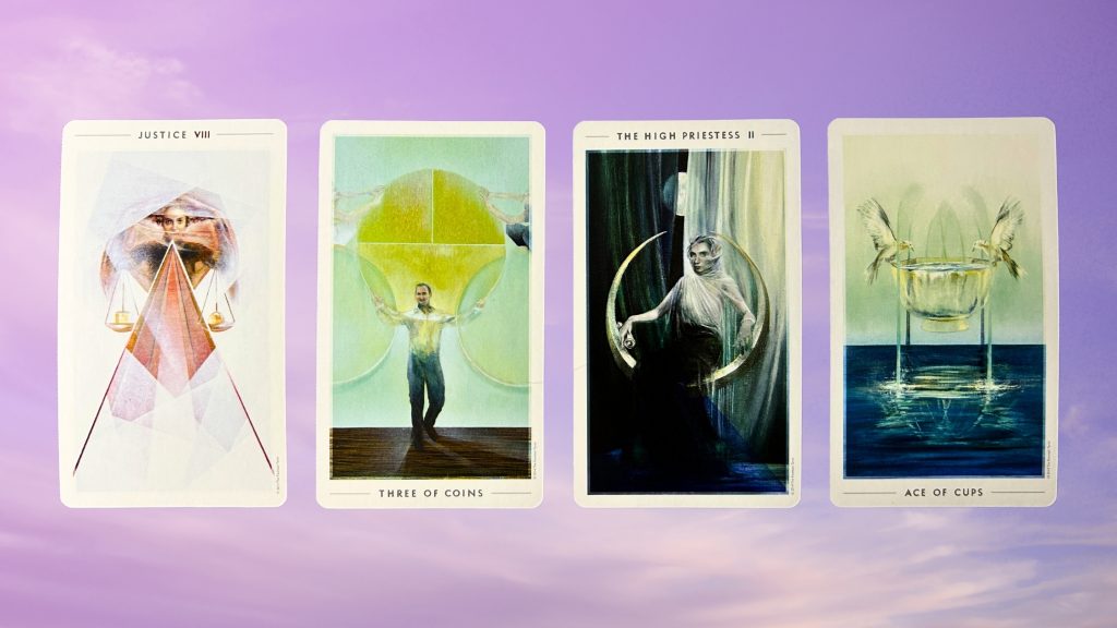 Cards from the Fountain Tarot