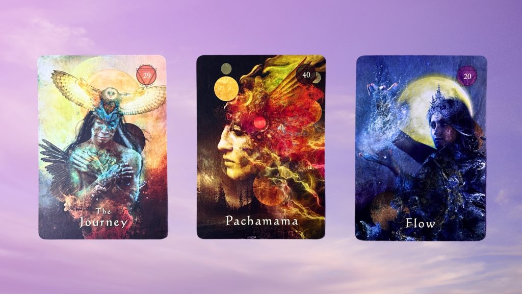 Cards from the Mystical Shaman Oracle deck