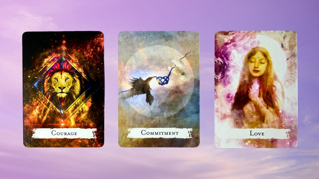 Cards from the Spellcasting Oracle deck