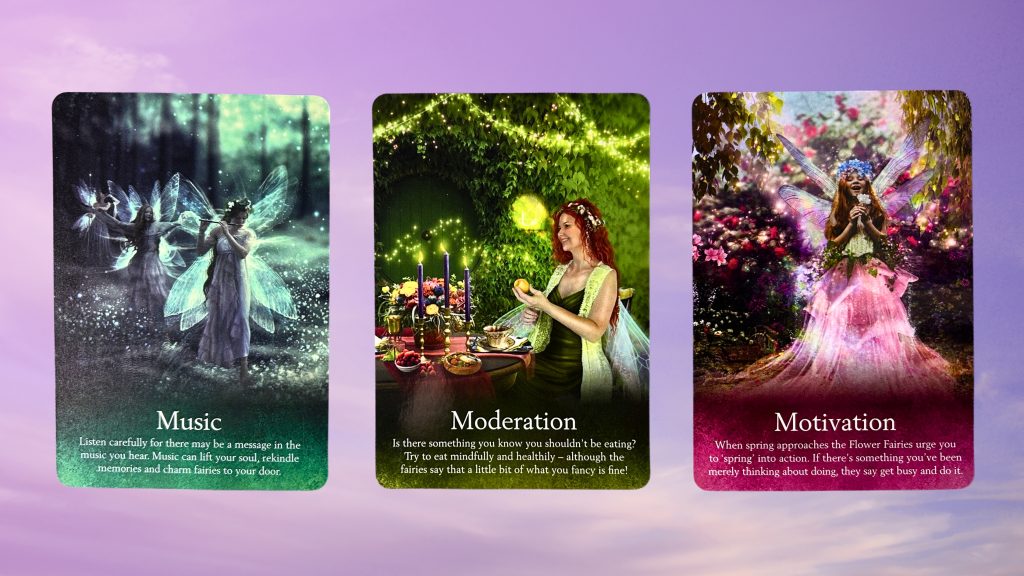 Cards from the Oracle of the Fairies deck