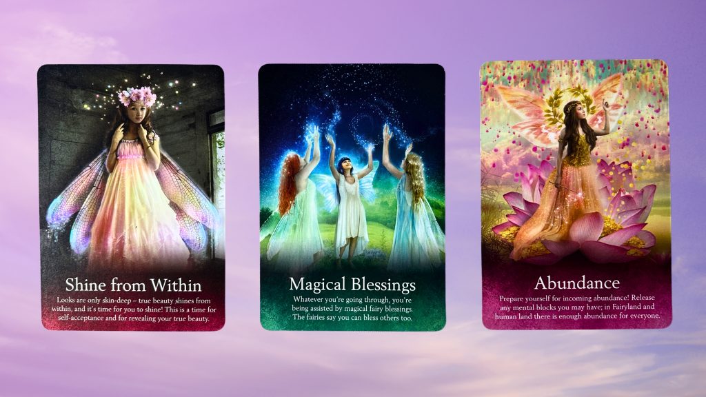 Cards from the Oracle of the Fairies deck