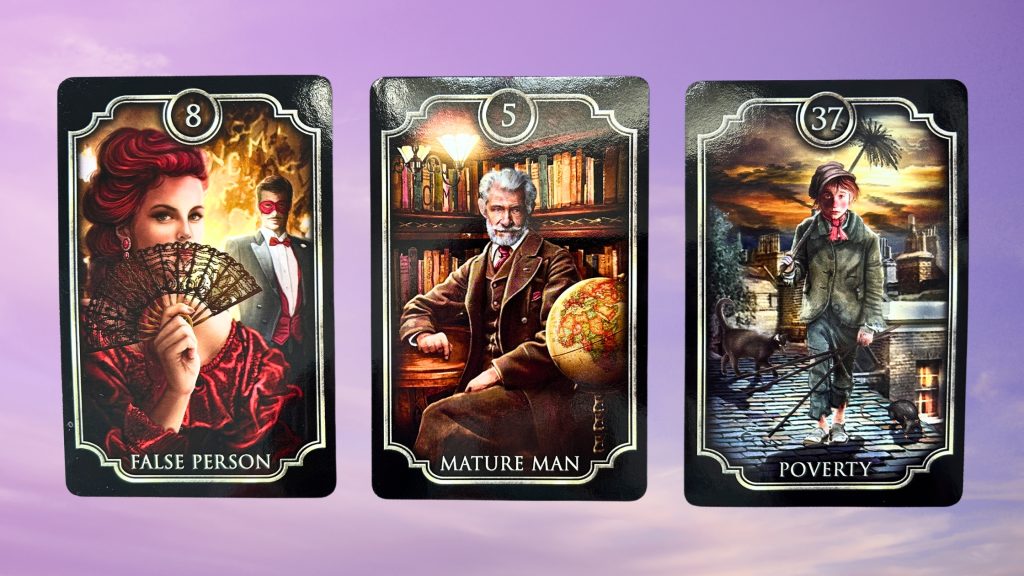 Cards from the Fin de Siecle Kipper Oracle deck