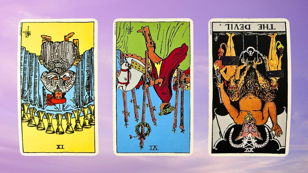 Cards from the Rider-Waite Tarot deck