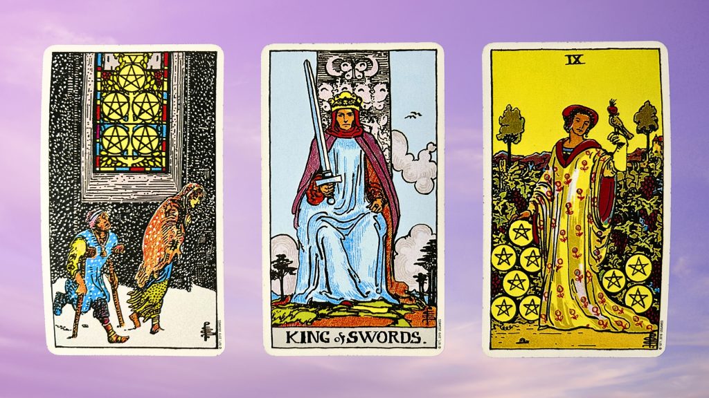 Cards from the Rider-Waite Tarot deck