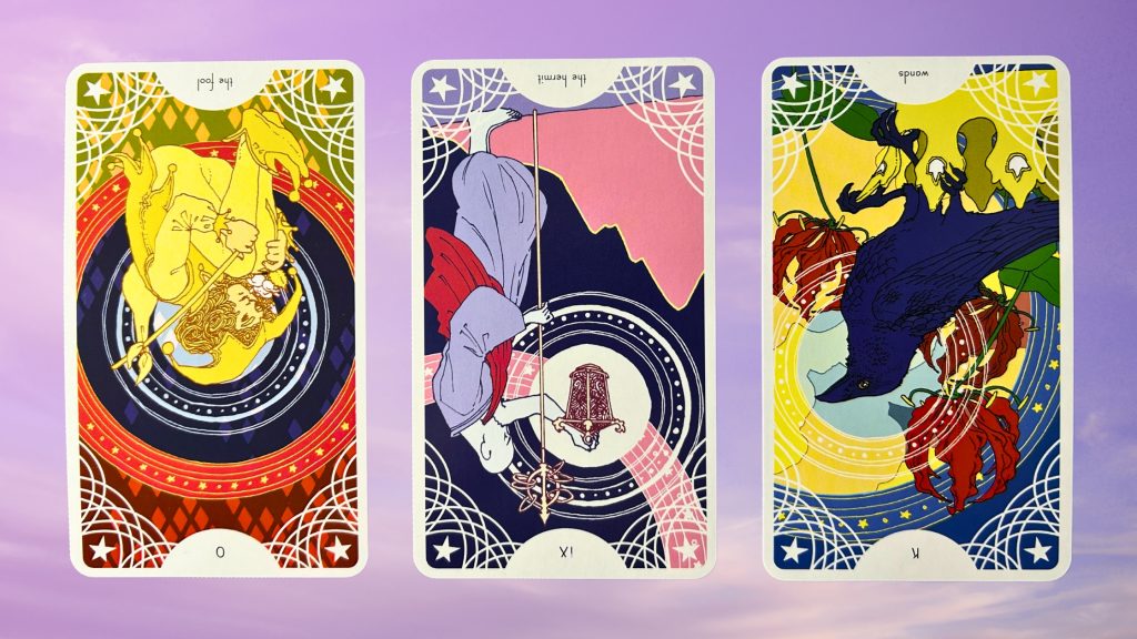 Cards from the Star Spinner Tarot deck