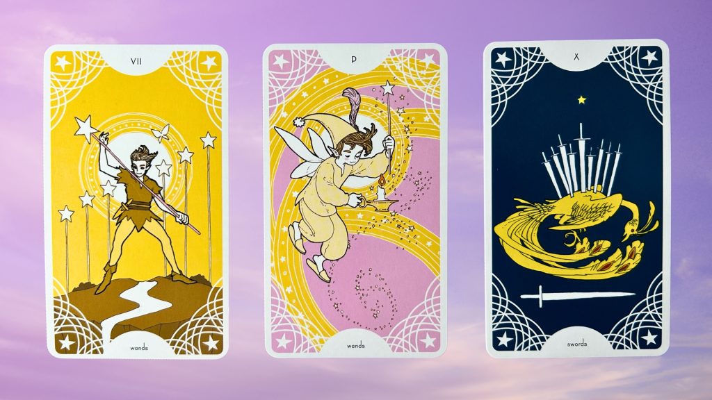 Cards from the Star Spinner Tarot deck