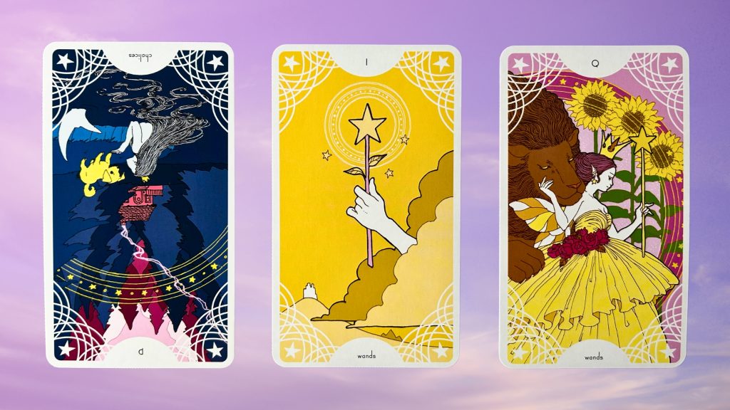 Cards from the Star Spinner Tarot deck