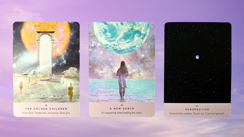 Cards from the Starseed Oracle deck