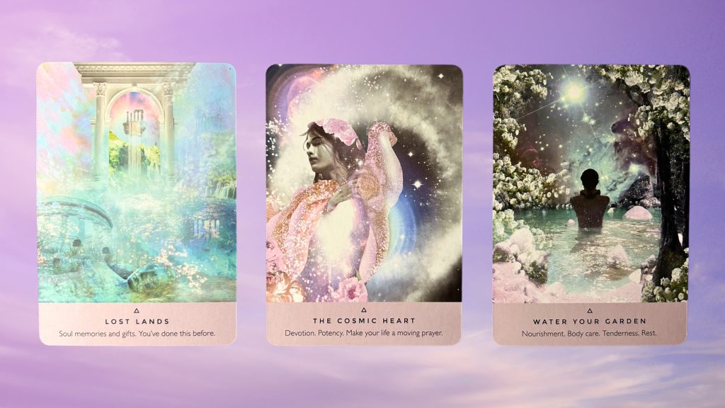 Cards from the Starseed Oracle deck