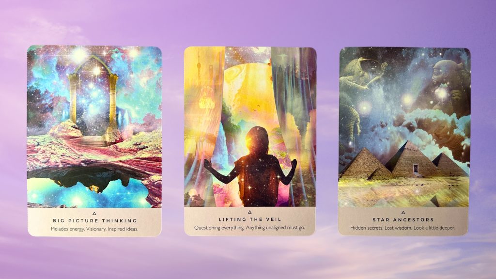 Cards from the Starseed Oracle deck