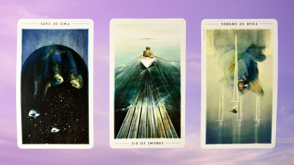 Cards from the Fountain Tarot deck