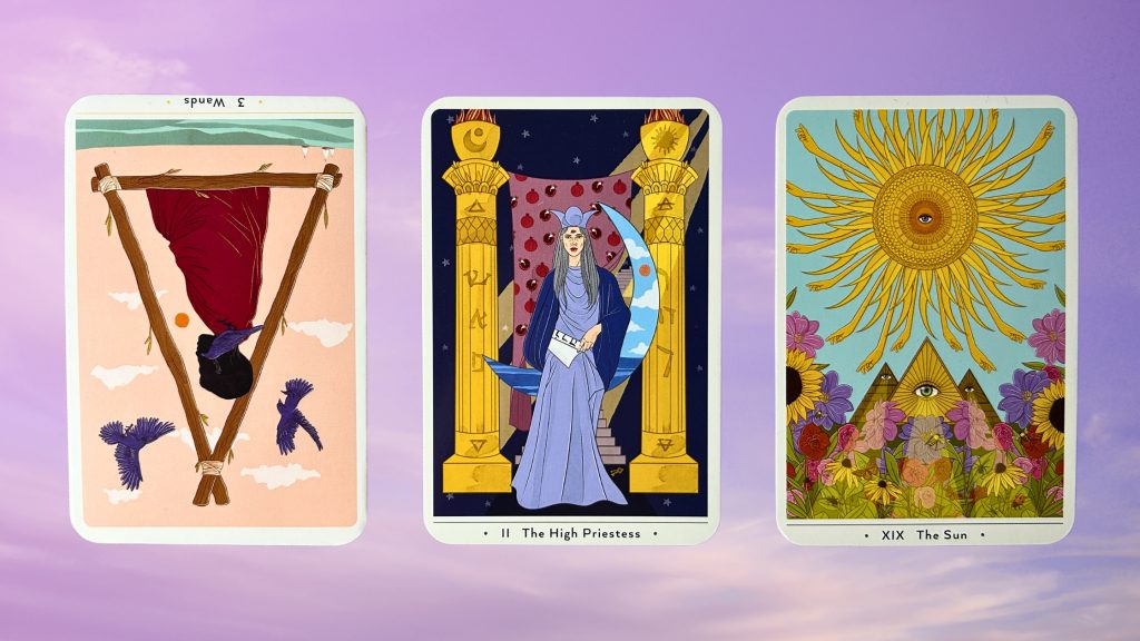 Cards from the True Heart Intuitive Tarot deck