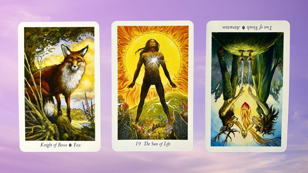 Cards from the Wildwood Tarot deck