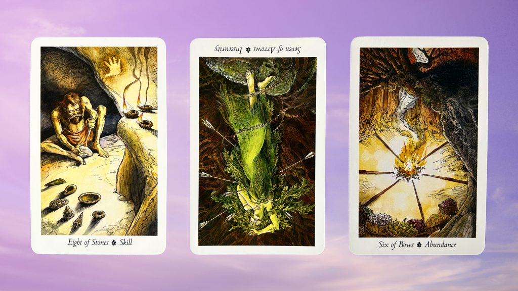 Cards from the Wildwood Tarot deck