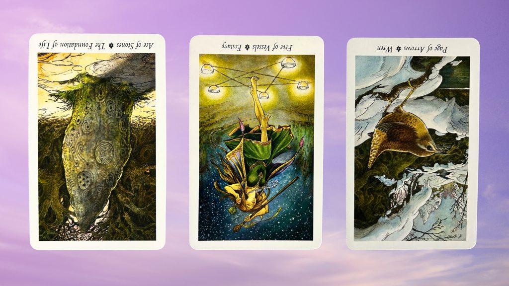Cards from the Wildwood Tarot deck