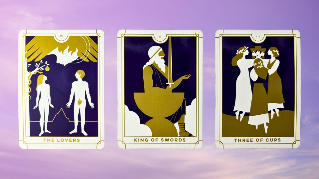 Cards from the Everyday Tarot deck