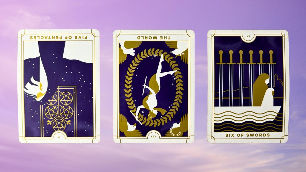 Cards from the Everyday Tarot deck