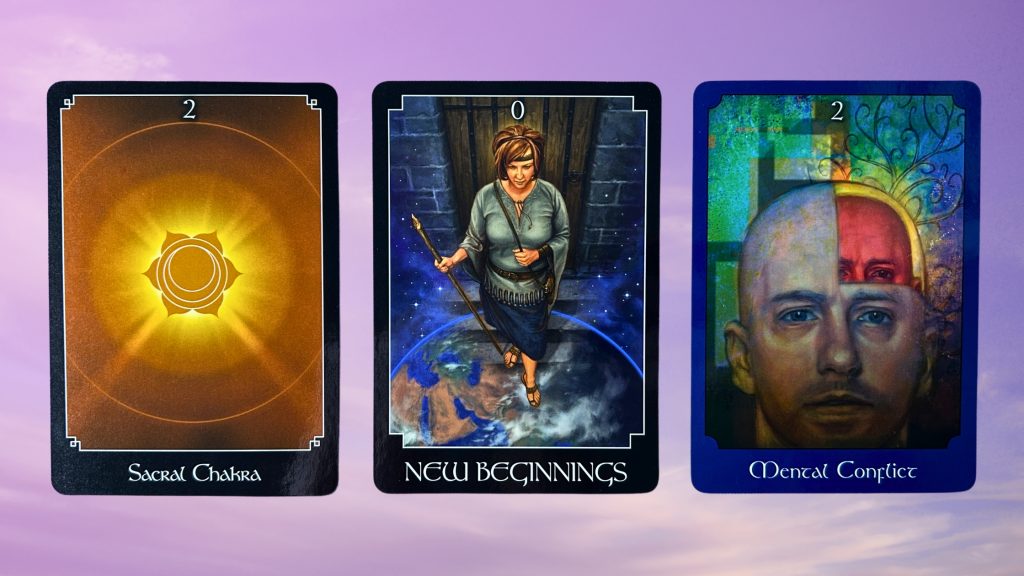 Cards from the Psychic Oracle Tarot deck