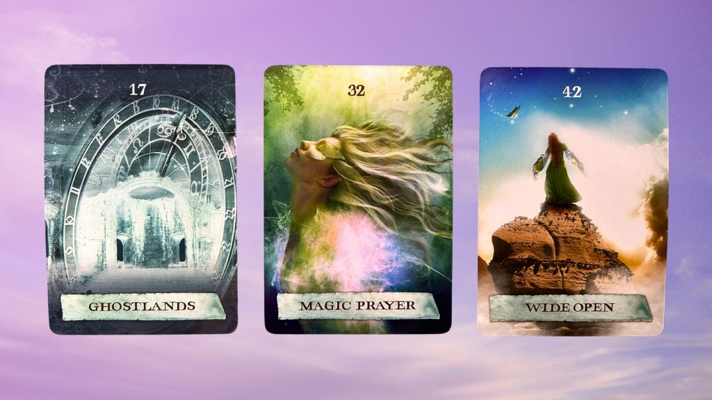 Cards from the Enchanted Map Oracle deck