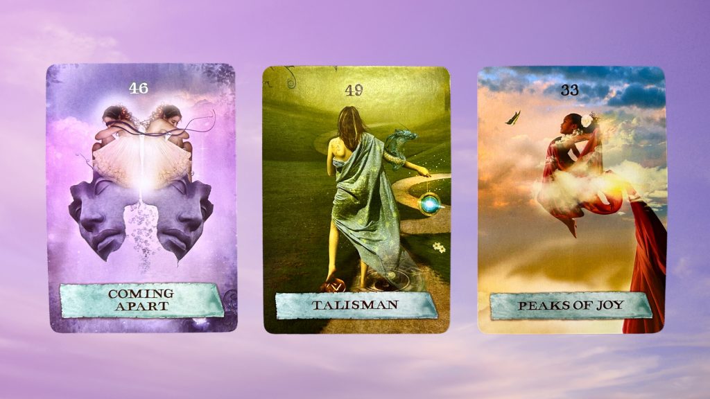 Cards from the Enchanted Map Oracle deck